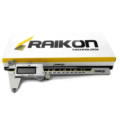 Paquímetro digital ip54 high speed 0 a 150 x 0,01mm caixa metálica - 121r-0150 raikon