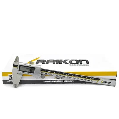 Paquímetro digital ip54 high speed 0 a 200 x 0,01mm caixa metálica - 121r-0200 raikon