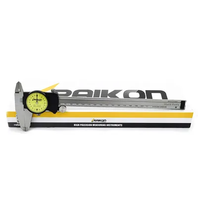 Paquímetro com relógio 0 a 200 x 0,02mm resistente a choque - 141r-0200-2 raikon