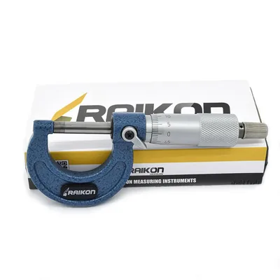 Micrômetro universal 0 a 025 x 0,01mm arco leve - 201r-025 raikon