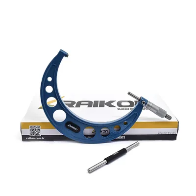 Micrômetro universal 150 a 175 x 0,01mm arco leve - 201r-175 raikon