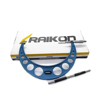 Micrômetro universal 225 a 250 x 0,01mm arco leve - 201r-250 raikon