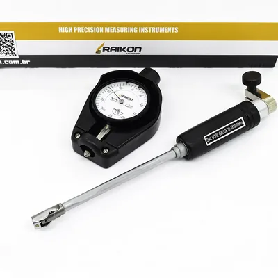 Comparador de diâmetro interno com relógio 010 a 018 x 0,01mm - súbito 330r-018 raikon