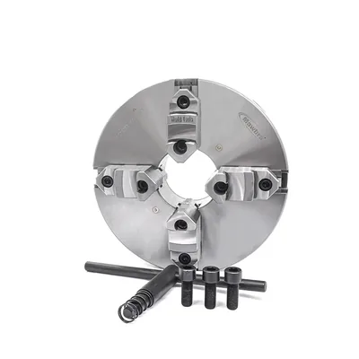 Placa de torno 4 castanhas reversíveis ø 315mm com furação traseira - k-12315a mawbra