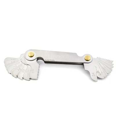 Calibre de rosca métrica 60 graus com 20 peças 0,40 a 06,0mm - 520r-20 raikon