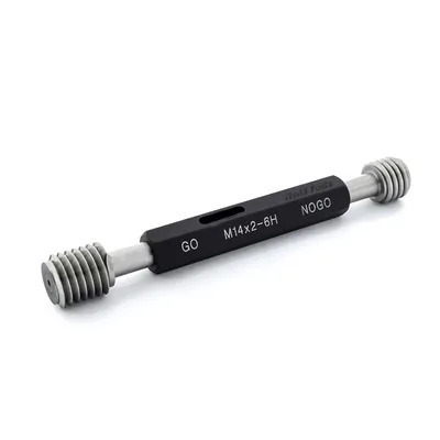 Tampão calibrador de rosca passa e não passa m14,0 x 2,00 6h - 501r-m140 raikon