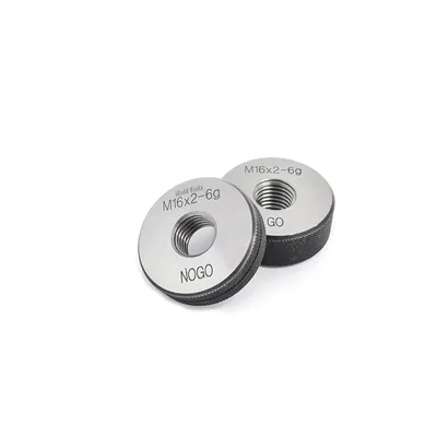 Conjunto de anel calibrador de rosca passa e não passa m16,0 x 2,00mm 6g - 502r-m160 raikon
