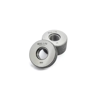 Conjunto de anel calibrador de rosca passa e não passa m20,0 x 2,50mm 6g - 502r-m200 raikon