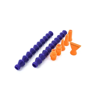 Kit de flexível para refrigeração 1/4 x 300mm com 4 bicos e 2 conectores - vhk-1/4-k5 mawbra