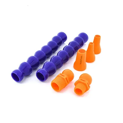 Kit de flexível para refrigeração 1/2" x 300mm com 3 bicos e 2 conectores - vhk-1/2"-k6 mawbra