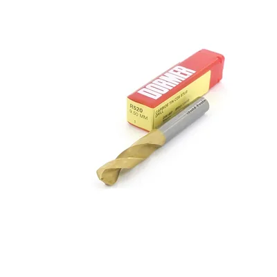 Broca de metal duro ø 09,50 x 084mm revestimento titânio din6539 - r520 dormer
