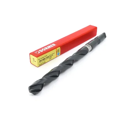 Broca longa hss com haste cônica cm2 ø 17,00 x 257mm revenida a vapor din341 - a350 dormer