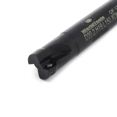Fresa de topo ø 20 x 150mm 2 cortes haste ø 19,0mm para inserto xdmt 0903 - guran