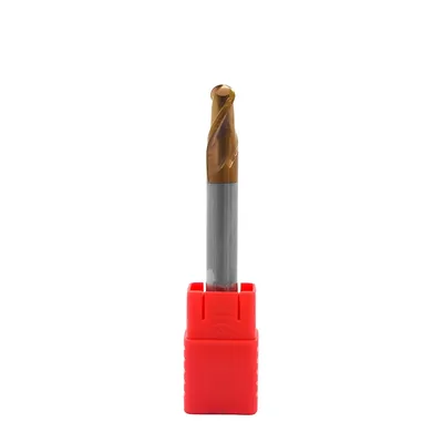Fresa metal duro 55hrc esférica 2 cortes ø 10,0 - 150 - 20,0mm h10 altisin - dry cut