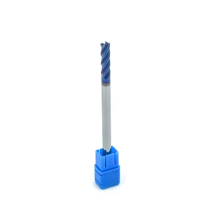 Fresa metal duro 65hrc toroidal 4 cortes ø 05,0 - r0,5 - 075 - 18,0mm h05 naco blue - dry cut
