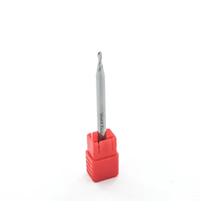 Fresa metal duro aluminium esférica 2 cortes ø 02,0 - 050 - 04,0mm h04 - dry cut