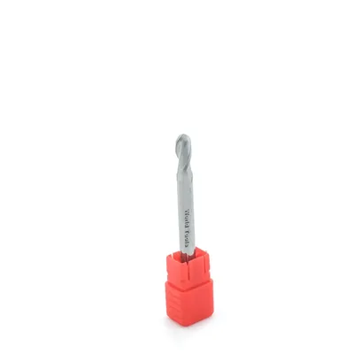 Fresa metal duro aluminium esférica 2 cortes ø 05,0 - 050 - 10,0mm h05 - dry cut