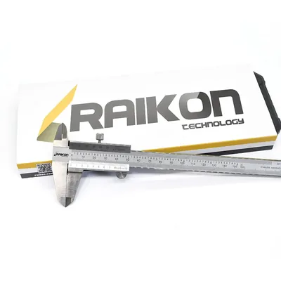 Paquímetro universal com guias de titânio 0 a 150 x 0,02mm - 101r-0150-2 raikon