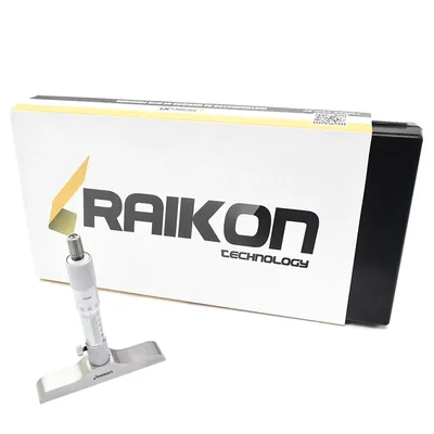 Micrômetro de profundidade encaixe com rosca 0 a 200 x 0,01mm base 101,5mm - 230r-200b raikon