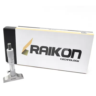 Micrômetro de profundidade encaixe com rosca 0 a 150 x 0,01mm base 063,0mm - 230r-150a raikon