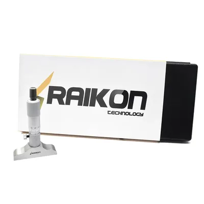 Micrômetro de profundidade encaixe com rosca 0 a 100 x 0,01mm base 063,0mm - 230r-100a raikon