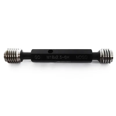 Tampão calibrador de rosca passa e não passa m18,0 x 2,50 6h - 501r-m180 raikon