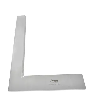 Esquadro de luz aço inoxidável 300 x 200mm classe 0 din875 - 430r-300 raikon