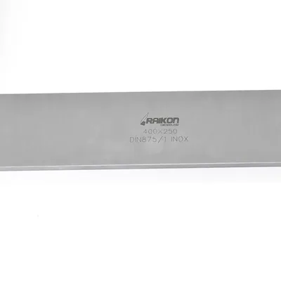 Esquadro de precisão plano aço inoxidável 400 x 250mm classe 1 din875 - 431r-400 raikon