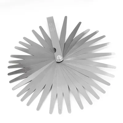 Calibre de folga comprimento de 100mm com 32 peças 0,03 a 1,00mm - 510r-32 raikon