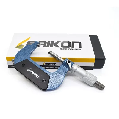 Micrômetro universal 025 a 050 x 0,01mm arco robusto - 202r-050 raikon