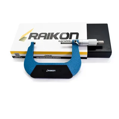 Micrômetro universal 075 a 100 x 0,01mm arco robusto - 202r-100 raikon