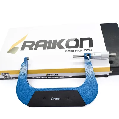 Micrômetro universal 125 a 150 x 0,01mm arco robusto - 202r-150 raikon