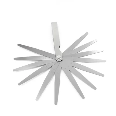 Calibre de folga comprimento de 100mm com 13 peças 0,05 a 1,00mm - 510r-13 raikon