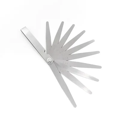 Calibre de folga comprimento de 100mm com 10 peças 0,05 a 0,80mm - 510r-10 raikon