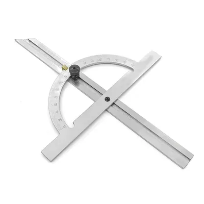 Transferidor de ângulo ajustável tipo meia lua 0 a 170 graus 150 x 300mm - 443r-150 raikon