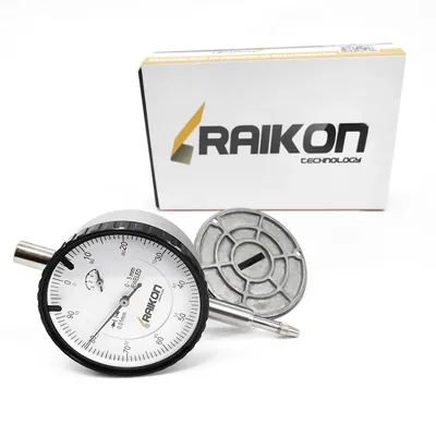 Relógio comparador 0 a 03 x 0,01mm com mostrador de 58mm - 301r-5803 raikon