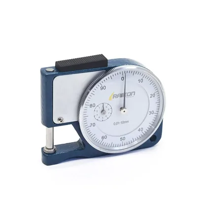 Medidor de espessura de bolso com relógio 0 a 10 x 0,01mm - 340r-010 raikon
