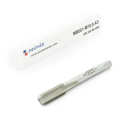 Macho manual avulso hss 6h m10,0 x 1,50 terceiro macho din352 - mb001-m10,0-a3 prumer
