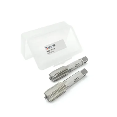 Jogo de macho manual hss 2b unc 3/4" x 10 tpi duas peças ii e iii din352 - mb201-3/4"-j2 prumer