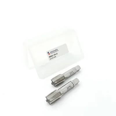 Jogo de macho manual hss g bsp 3/8" x 19 tpi duas peças i e iii din iso228 - mb401-3/8"-j2 prumer