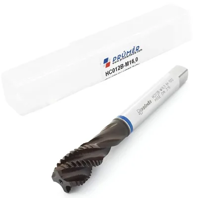 Macho máquina canal helicoidal hss-e 6h m16,0 x 2,00 výkon blue p/inox din376 - hc012b-m16,0 prumer