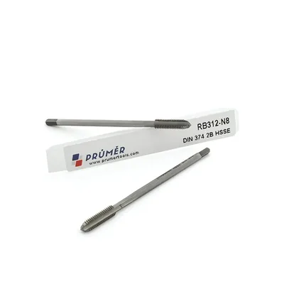 Macho máquina canal reto hss-e 2b unf n8 5/32" x 36 tpi din374 - rb312-n8 prumer