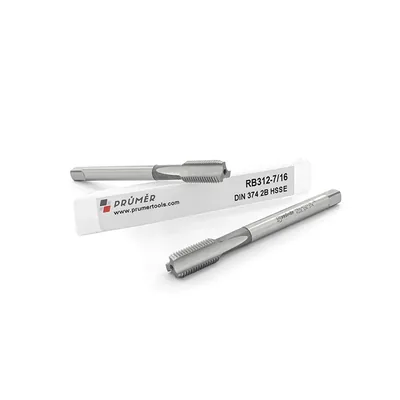 Macho máquina canal reto hss-e 2b unf 7/16" x 20 tpi din374 - rb312-7/16" prumer