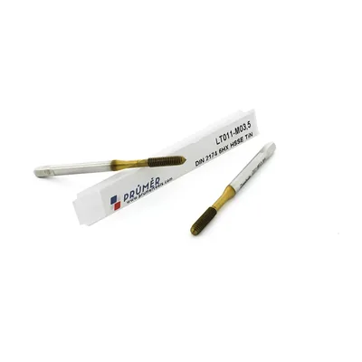 Macho máquina laminador hss-e 6hx m03,5 x 0,60 din2174 tin - lt011-m03,5 prumer