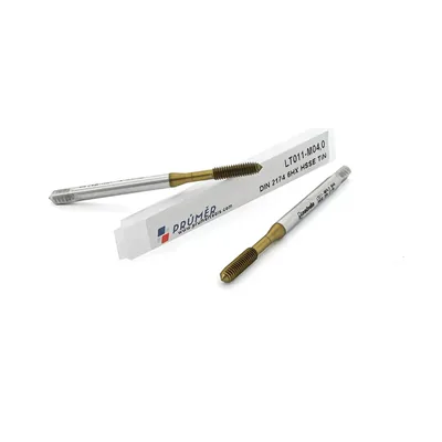 Macho máquina laminador hss-e 6hx m04,0 x 0,70 din2174 tin - lt011-m04,0 prumer