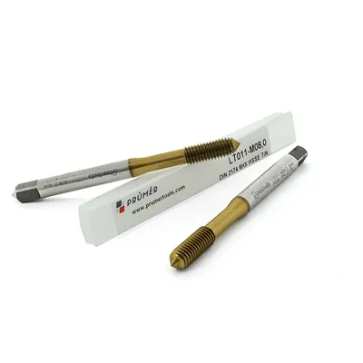 Macho máquina laminador hss-e 6hx m08,0 x 1,25 din2174 tin - lt011-m08,0 prumer
