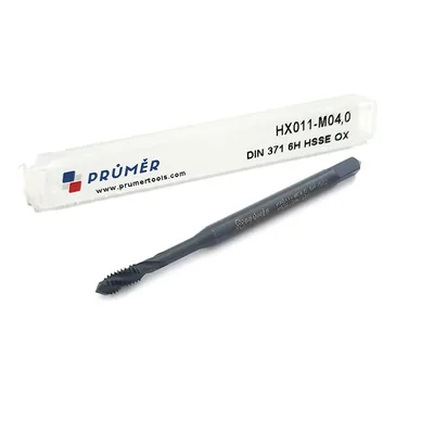 Macho máquina canal helicoidal hss-e 6h m04,0 x 0,70 din371 revenido - hx011-m04,0 prumer