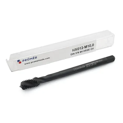 Macho máquina canal helicoidal hss-e 6h m10,0 x 1,50 din376 revenido - hx012-m10,0 prumer