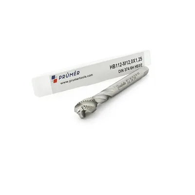 Macho máquina canal helicoidal hss-e 6h mf m12,0 x 1,25 din374 brilhante - hb112-m12,0x1,25 prumer