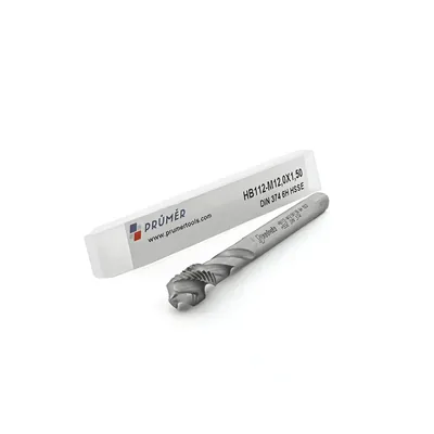 Macho máquina canal helicoidal hss-e 6h mf m12,0 x 1,50 din374 brilhante - hb112-m12,0x1,50 prumer